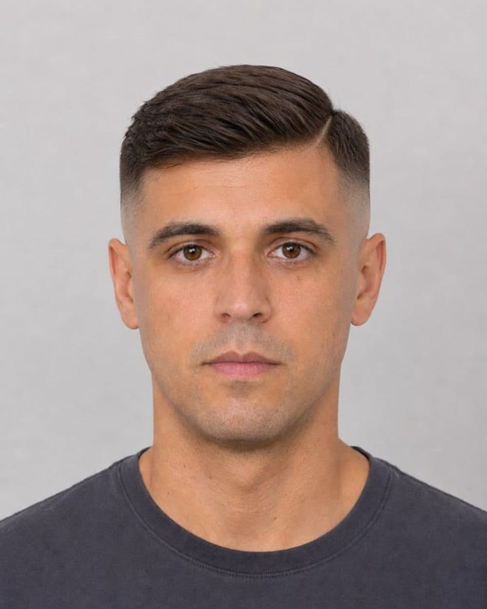 Side-part Fade
